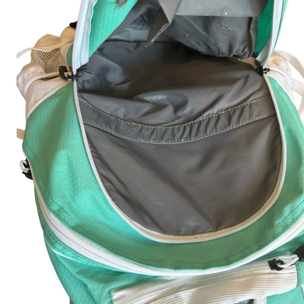 HIGH SIERRA LOOP BACKPACK  + tablet-sleeve, Aquamarine/White, one size - Picture 4 of 8